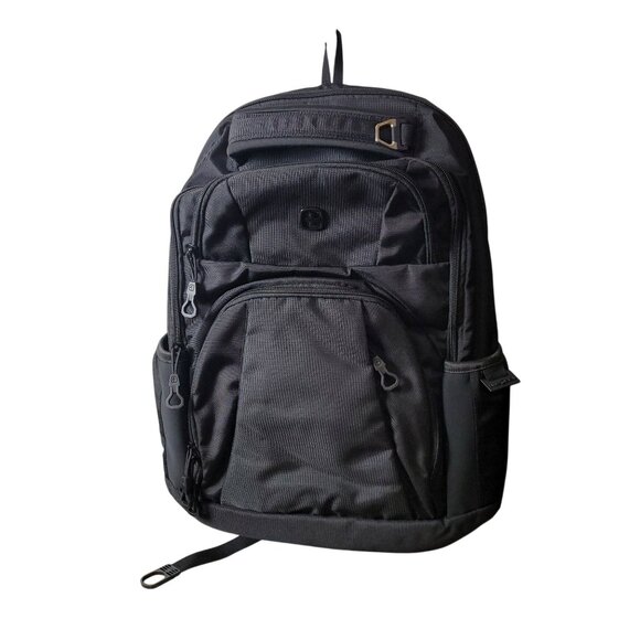 Swiss Gear Black Laptop Backpack W/ Tablet Pocket & Airflow Design - Picture 1 of 15